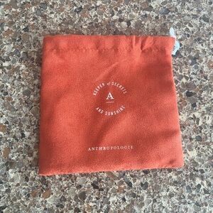New Anthropologie cloth bag drawstring pouch perfect for jewelry